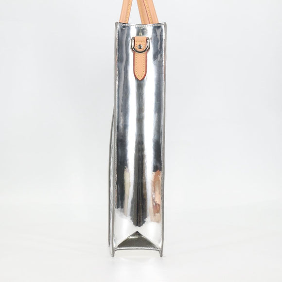 LOUIS VUITTON Monogram Miroir Sac Plat Bag Silver Argent M45884 LV Auth nb472M