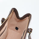 GUCCI GG Supreme Web Sherry Line Bag PVC 2way Beige Gold 547551 Auth nb475M-18