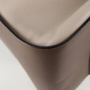 LOEWE Anagram Hammock Shoulder Bag Leather Beige Gold Auth nb477M-17