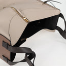 LOEWE Anagram Hammock Shoulder Bag Leather Beige Gold Auth nb477M-6