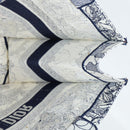 Christian Dior Book Tote Tote Bag Canvas Navy Auth nb483M-20