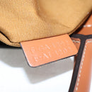 CELINE Triomphe Vertical Cabas Shoulder Bag PVC Leather Black Gold Auth nb491M-11