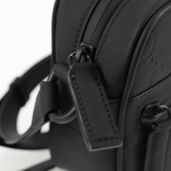 GUCCI Guccissima Shoulder Bag Leather Black 771321 Auth nb492M