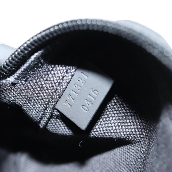 GUCCI Guccissima Shoulder Bag Leather Black 771321 Auth nb492M