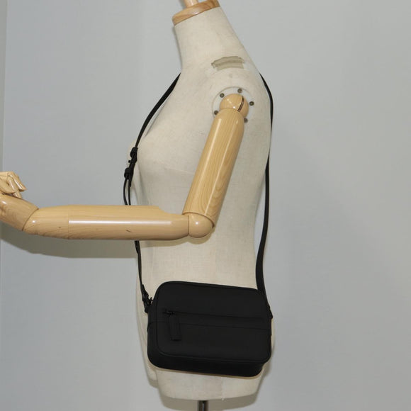 GUCCI Guccissima Shoulder Bag Leather Black 771321 Auth nb492M