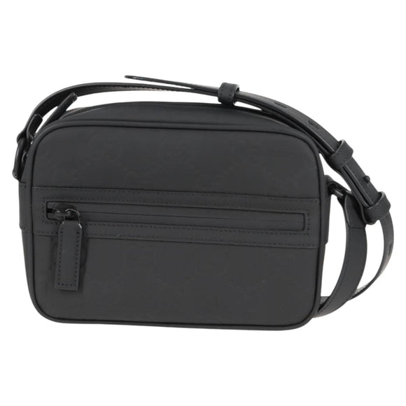 GUCCI Guccissima Shoulder Bag Leather Black 771321 Auth nb492M