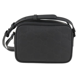 GUCCI Guccissima Shoulder Bag Leather Black 771321 Auth nb492M - 0