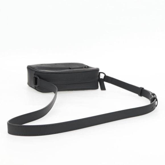 GUCCI Guccissima Shoulder Bag Leather Black 771321 Auth nb492M