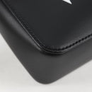 VALENTINO Shoulder Bag Leather Black Silver Auth nb493M-9