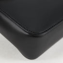 VALENTINO Shoulder Bag Leather Black Silver Auth nb493M-15