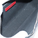 VALENTINO Shoulder Bag Leather Black Silver Auth nb493M-12