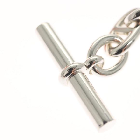 HERMES Chaine d'Ancre MM Bracelet Ag925 Silver Auth nb497SM