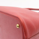 HERMES Bolide 37 Hand Bag Leather Red Auth nh122SA-15