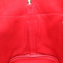 HERMES Bolide 37 Hand Bag Leather Red Auth nh122SA-21