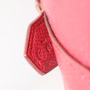 HERMES Bolide 37 Hand Bag Leather Red Auth nh122SA-11