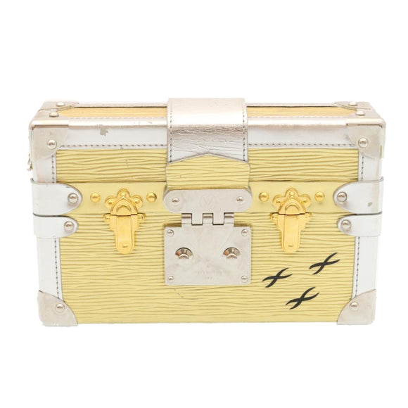 LOUIS VUITTON Epi Petite Mar Shoulder Bag Silver Gold M54652 LV Auth 35087A