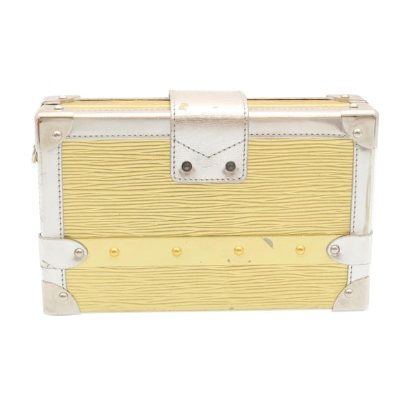 LOUIS VUITTON Epi Petite Mar Shoulder Bag Silver Gold M54652 LV Auth 35087A