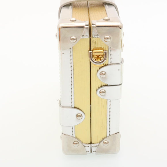 LOUIS VUITTON Epi Petite Mar Shoulder Bag Silver Gold M54652 LV Auth 35087A