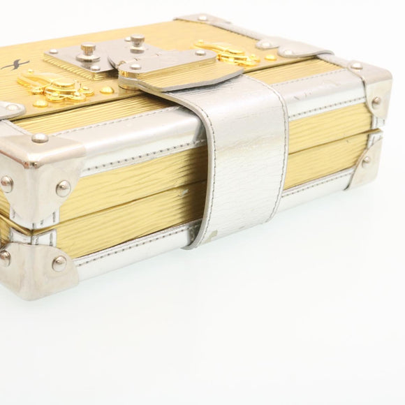 LOUIS VUITTON Epi Petite Mar Shoulder Bag Silver Gold M54652 LV Auth 35087A