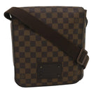 LOUIS VUITTON Damier Ebene Brooklyn PM Shoulder Bag N51210 LV Auth 34722-1