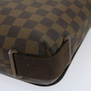 LOUIS VUITTON Damier Ebene Brooklyn PM Shoulder Bag N51210 LV Auth 34722-15