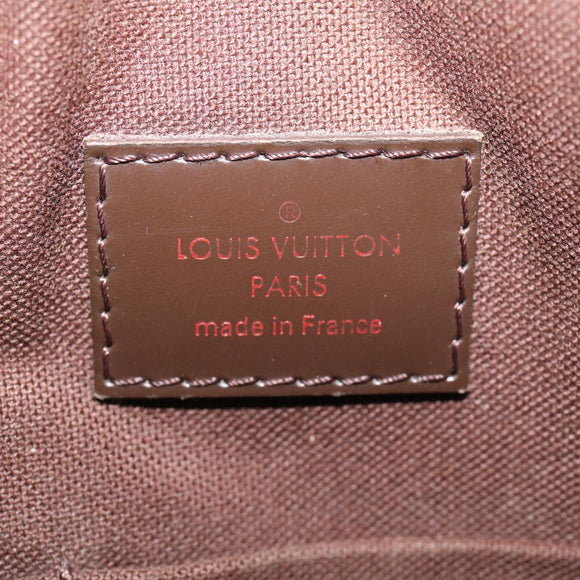 LOUIS VUITTON Damier Ebene Brooklyn PM Shoulder Bag N51210 LV Auth 34722