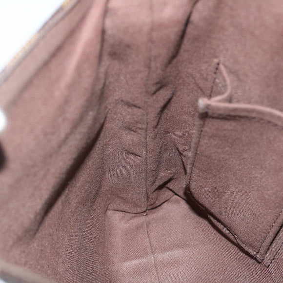 LOUIS VUITTON Damier Ebene Brooklyn PM Shoulder Bag N51210 LV Auth 34722