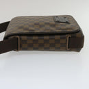 LOUIS VUITTON Damier Ebene Brooklyn PM Shoulder Bag N51210 LV Auth 34722-3