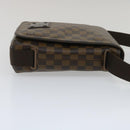 LOUIS VUITTON Damier Ebene Brooklyn PM Shoulder Bag N51210 LV Auth 34722-4