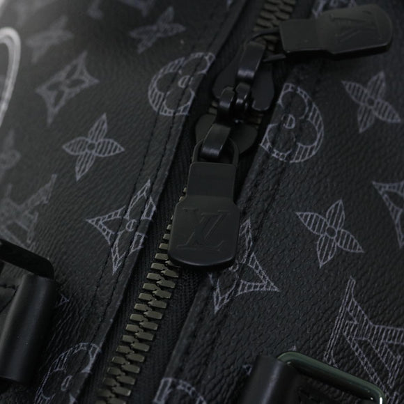 LOUIS VUITTON Monogram Eclipse Vivienne Keepall 50 Boston Bag M43683 Auth 34733S