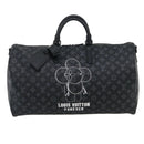 LOUIS VUITTON Monogram Eclipse Vivienne Keepall 50 Boston Bag M43683 Auth 34733S-2