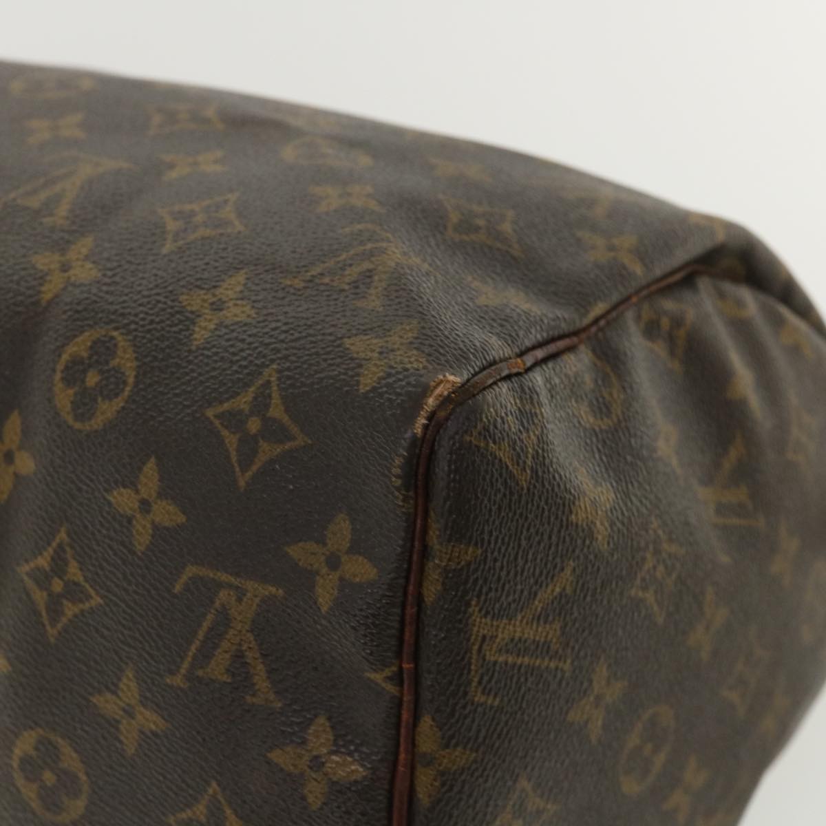 LOUIS VUITTON Monogram Speedy 30 Hand Bag M41526 LV Auth 34755