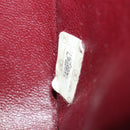 CHANEL Chain Matelasse 25 Shoulder Bag Lamb Skin Black Gold CC Auth PP032AV-11