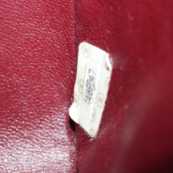 CHANEL Chain Matelasse 25 Shoulder Bag Lamb Skin Black Gold CC Auth PP032AV