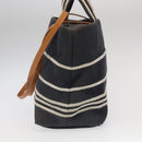 CHANEL Tote Bag Denim Navy CC Auth PP037-3