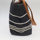 CHANEL Tote Bag Denim Navy CC Auth PP037-4