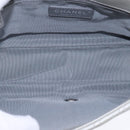 CHANEL Chain Shoulder Bag Leather Gray CC Auth PP141-11