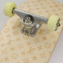LOUIS VUITTON Skateboard Wood Beige GI0637 LV Auth 115970M-10