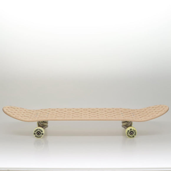 LOUIS VUITTON Skateboard Wood Beige GI0637 LV Auth 115970M