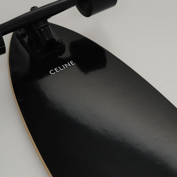 CELINE Scott Daniel Ellison Collaboration Skateboard Wood Black Auth 115971M