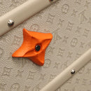 LOUIS VUITTON Taurillon Climbing Coolie Rosin 110Trunk White M10074 Auth 115972S-17