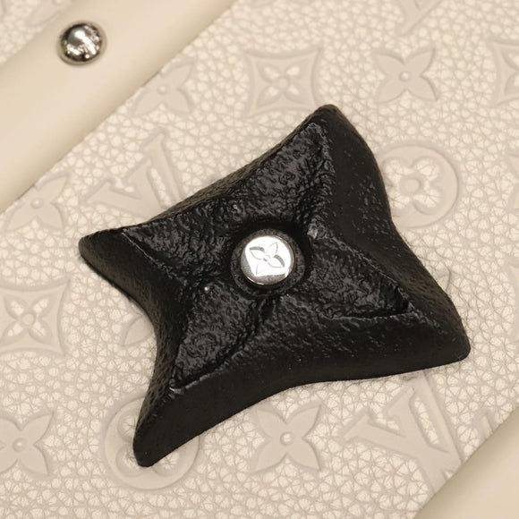 LOUIS VUITTON Taurillon Climbing Coolie Rosin 110Trunk White M10074 Auth 115972SM