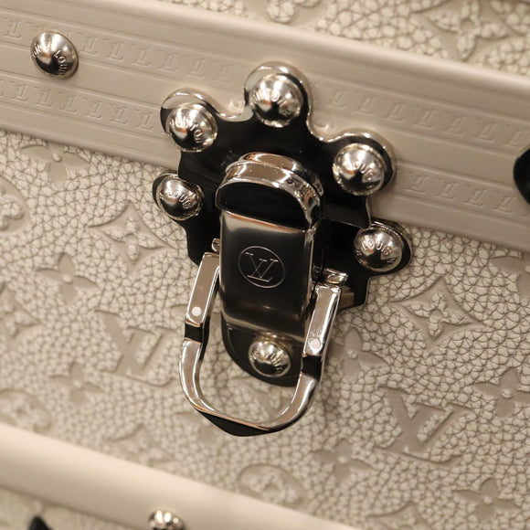 LOUIS VUITTON Taurillon Climbing Coolie Rosin 110Trunk White M10074 Auth 115972SM