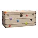 LOUIS VUITTON Taurillon Climbing Coolie Rosin 110Trunk White M10074 Auth 115972S-1