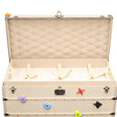 LOUIS VUITTON Taurillon Climbing Coolie Rosin 110Trunk White M10074 Auth 115972S-9