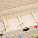 LOUIS VUITTON Taurillon Climbing Coolie Rosin 110Trunk White M10074 Auth 115972S-25