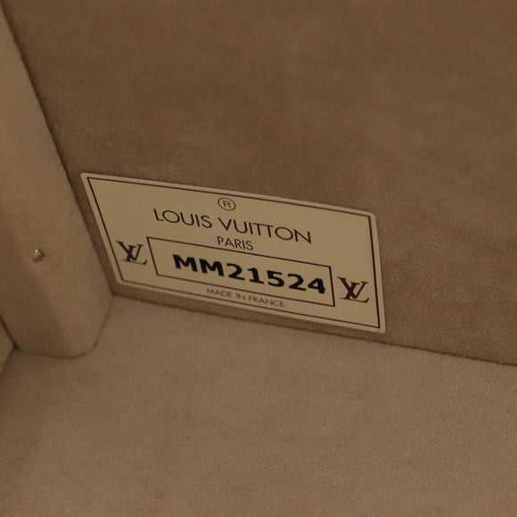 LOUIS VUITTON Taurillon Climbing Coolie Rosin 110Trunk White M10074 Auth 115972SM