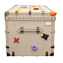 LOUIS VUITTON Taurillon Climbing Coolie Rosin 110Trunk White M10074 Auth 115972S-4