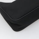 PRADA Shoulder Bag Nylon Black Silver Auth PP309-13