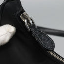 PRADA Shoulder Bag Nylon Black Silver Auth PP309-15